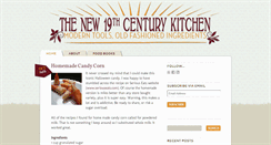 Desktop Screenshot of new19thcenturykitchen.com